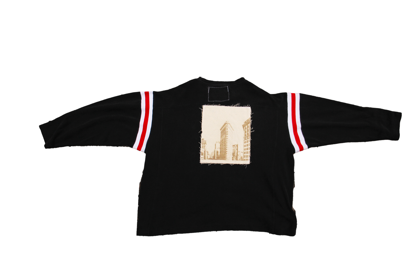 Skyline Red-stripe Crewneck