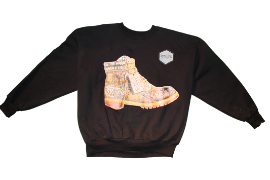 Crunk Boot Oversized Crewneck