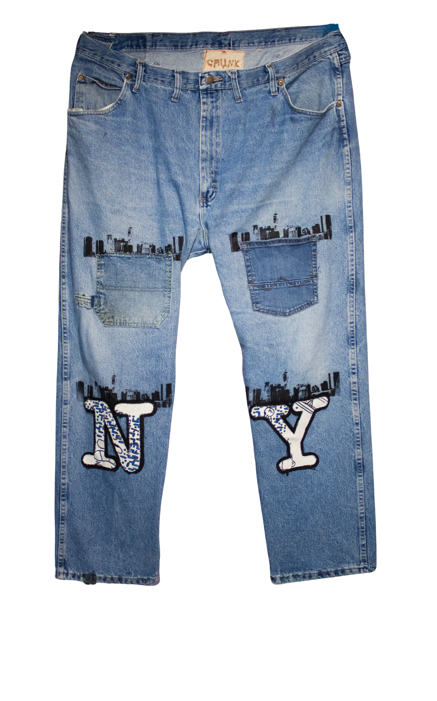NY Patchwork Jeans